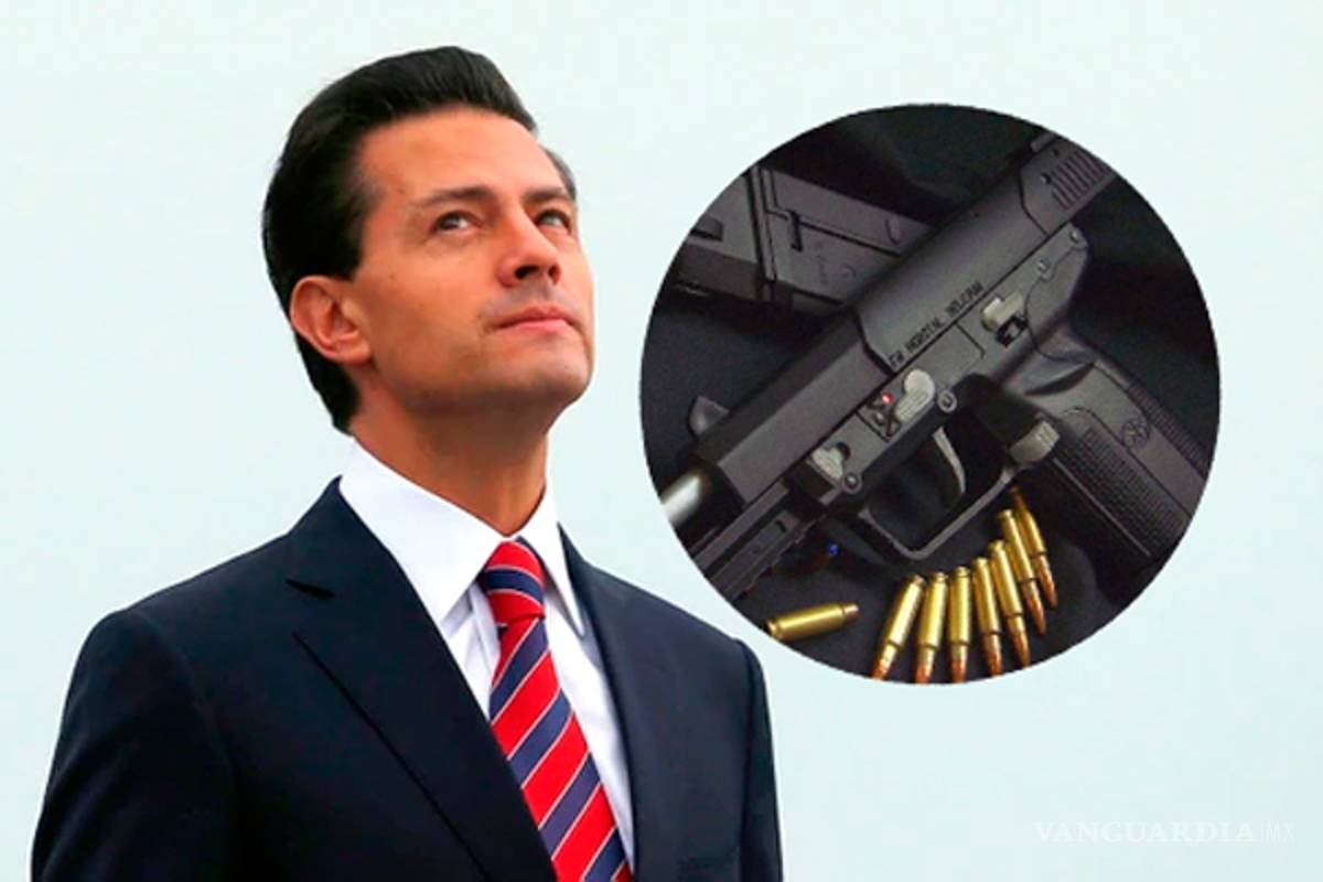 ¿Pistola "matapolicias"? Peña Nieto podría haber comprado una
