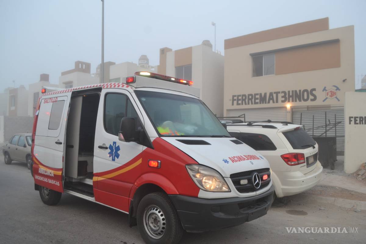 Se intoxica familia con gas en colonia de Saltillo; mujer requirió oxigenación