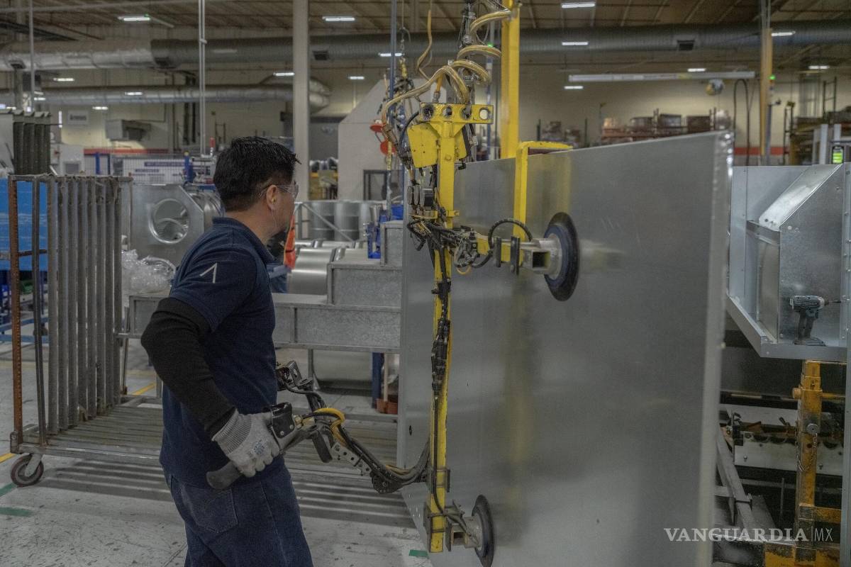 $!Una fábrica a las afueras de Monterrey que fabrica unidades de calefacción y aire acondicionado para Trane, una empresa estadounidense.