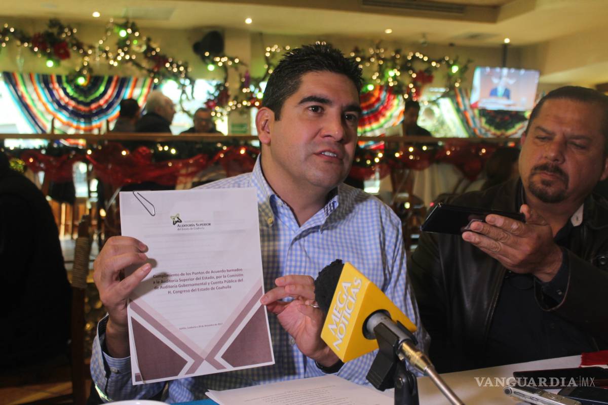 ASE de Coahuila confirma que hay irregularidades de 410 mdp por empresas “fantasma”