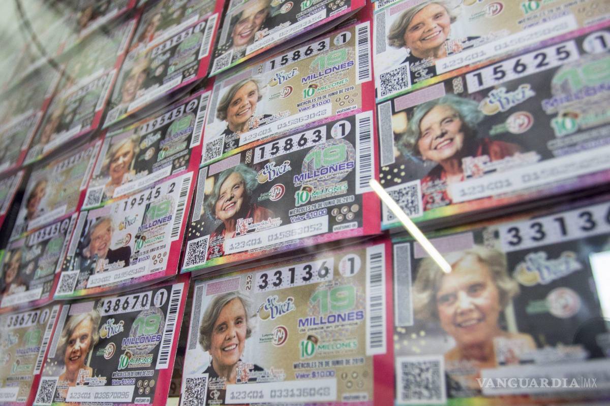 Caen 14 millones de pesos de la lotería en Coahuila