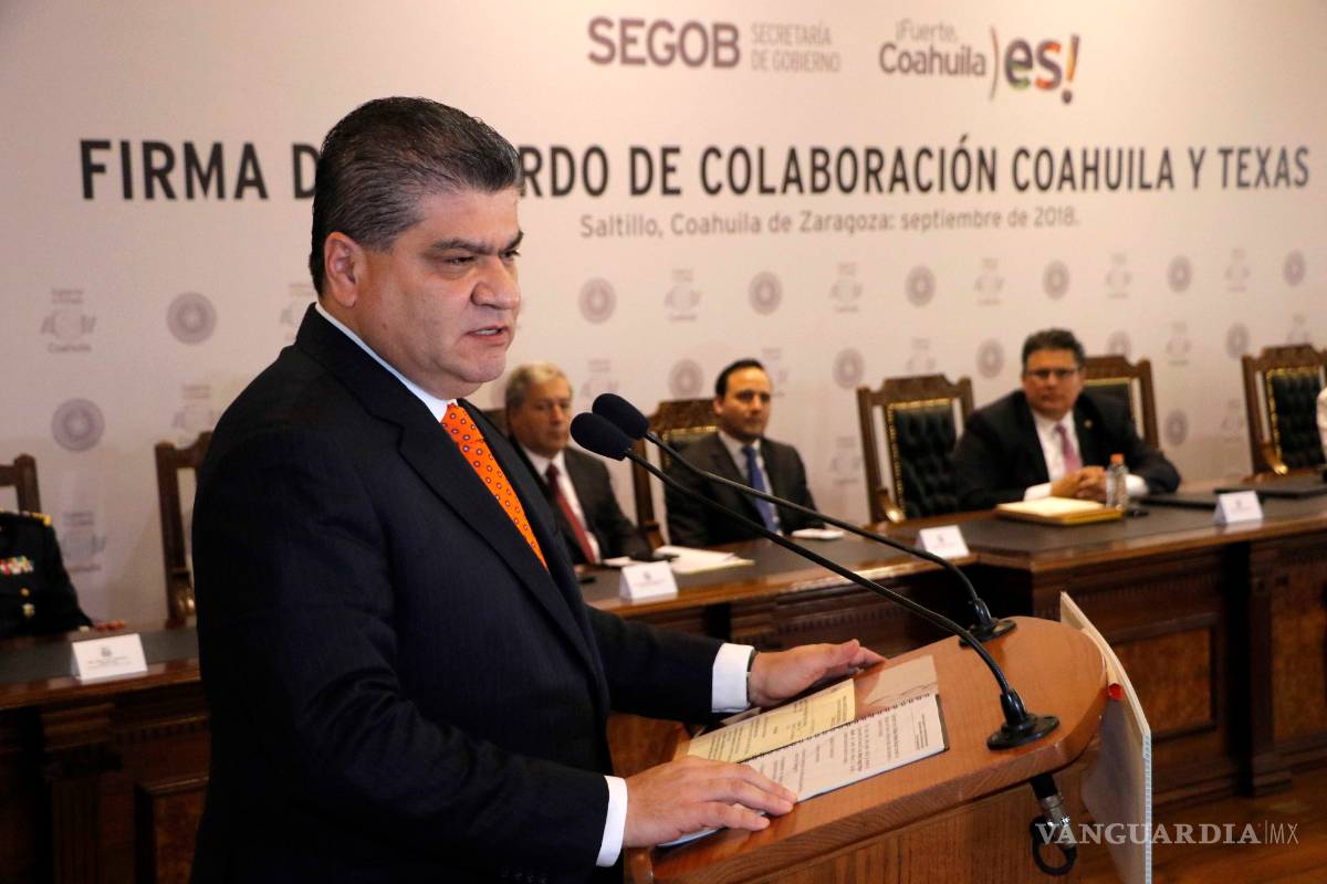 $!Firma Miguel Riquelme convenio de colaboración de seguridad, comercio y educación con Texas