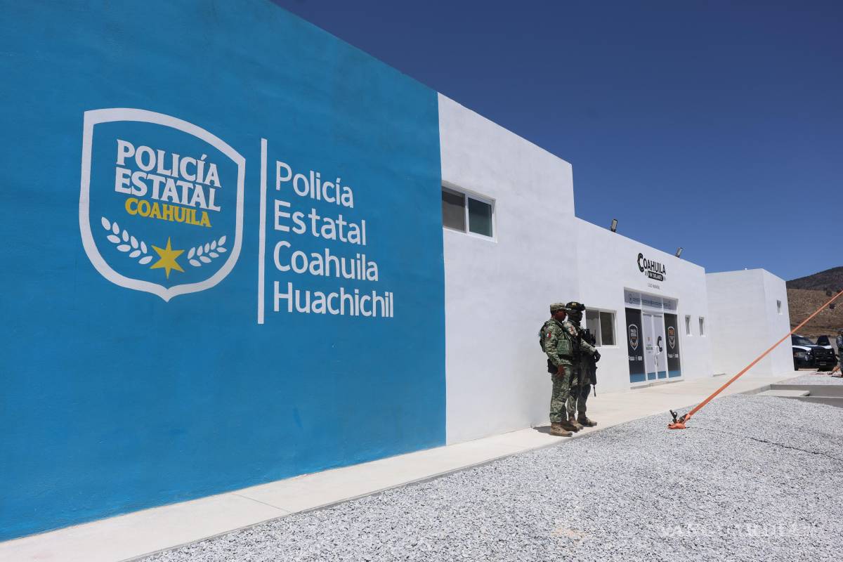 $!El nuevo cuartel en El Huachichil tuvo una inversión de 16.5 millones de pesos y cuenta con instalaciones modernas para alojar a 62 elementos de la Policía Estatal.