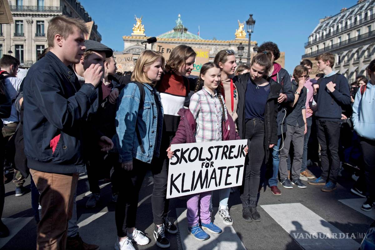 París se une a la revolución verde de Greta Thunberg, a sus 16 años es una de las voces más prominentes en la lucha contra el cambio climático