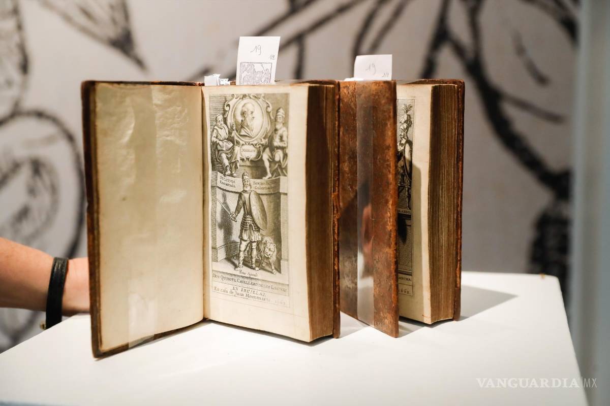 Varias ediciones antiguas del Quijote de Miguel de Cervantes se subastan en París