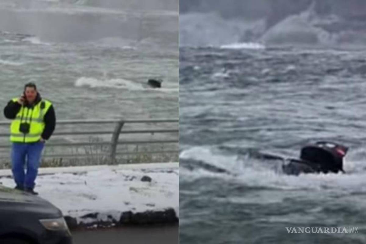 Mujer muere al caer con su auto a las cataratas del Niágara