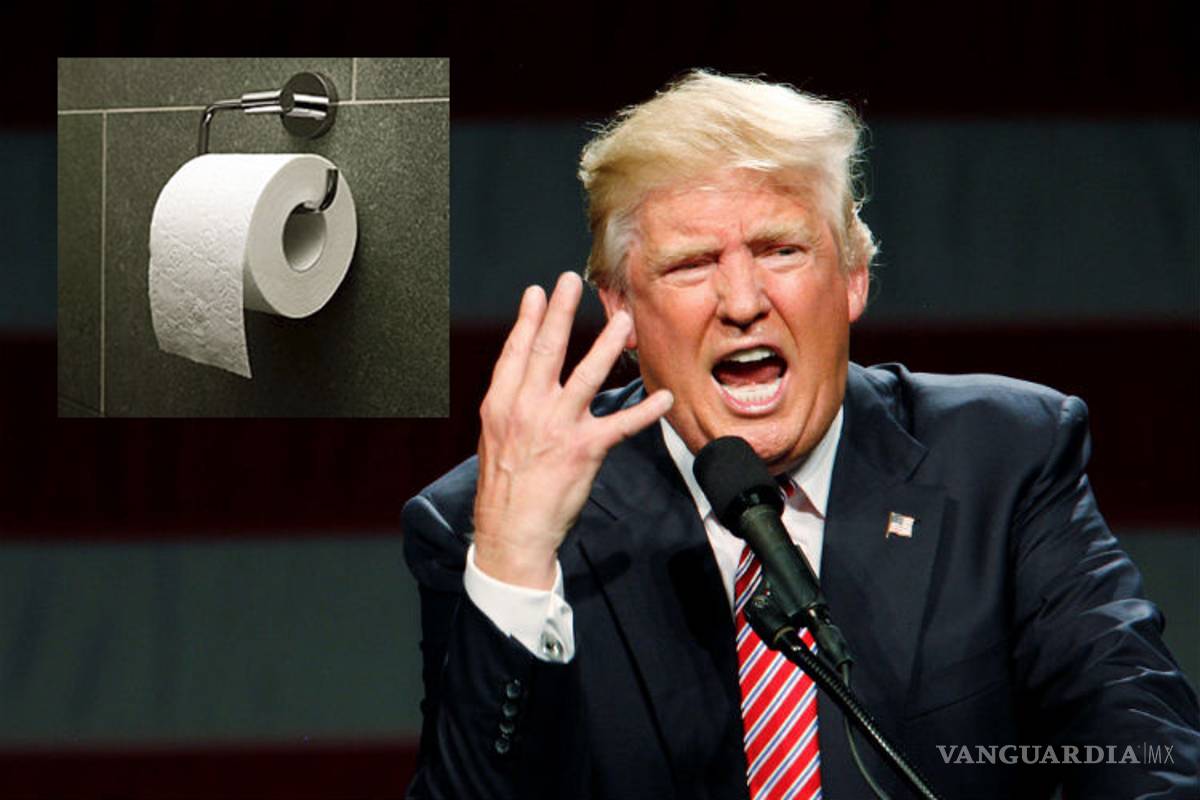 Así es como este papel higiénico le quitó el glamour a Donald Trump
