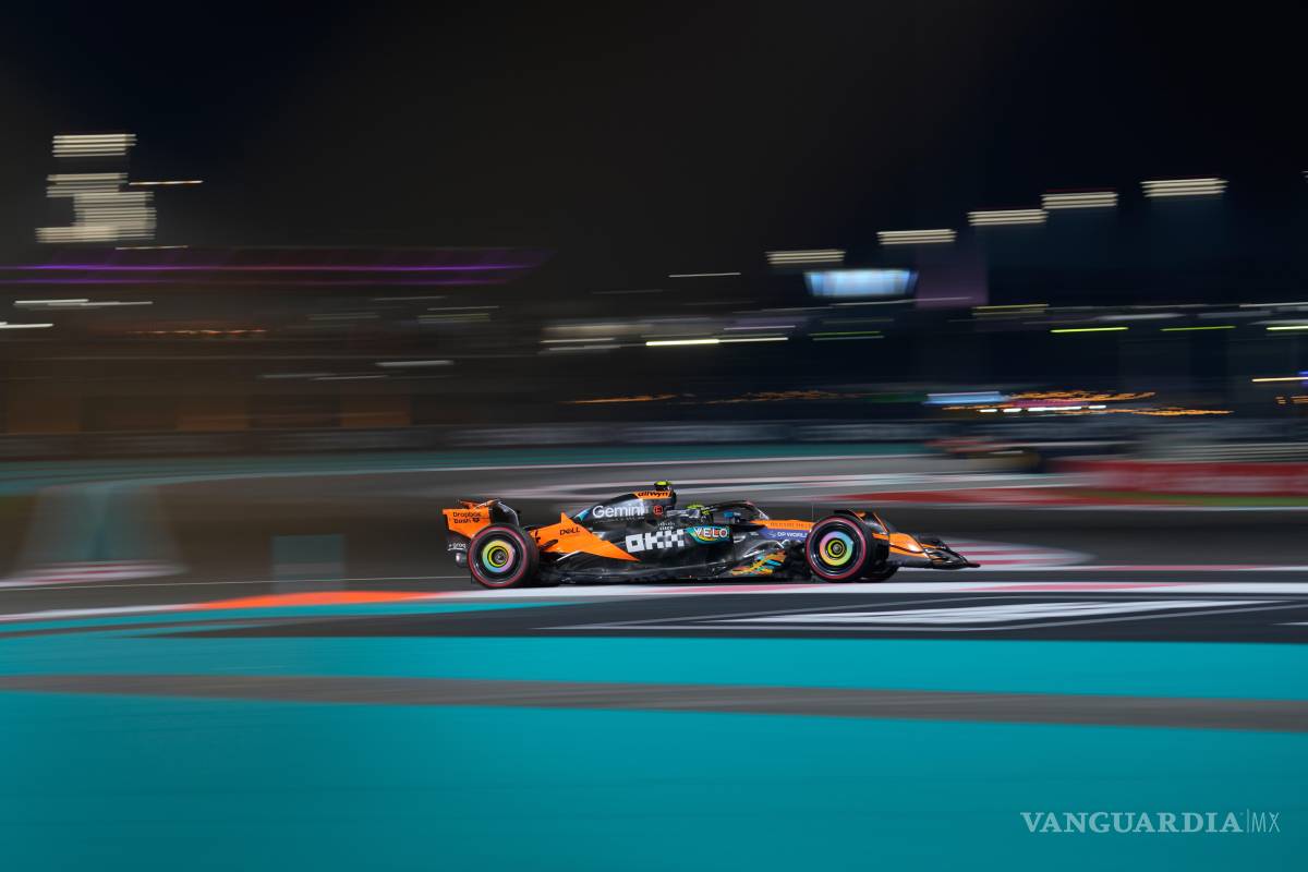 Norris, por el campeonato de la F1: domina las prácticas libres en Gran Premio de Abu Dhabi