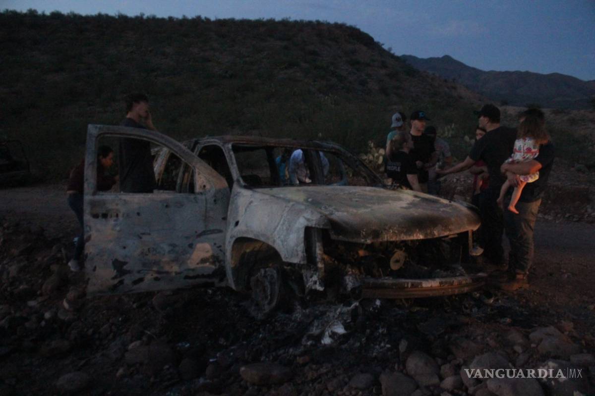 $!Dolorosas imágenes de la masacre de la familia LeBarón