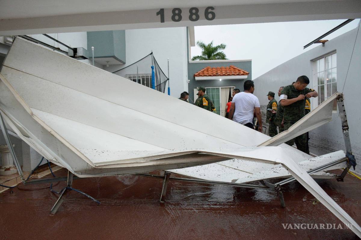 $!Golpean fuertes lluvias a Sonora, Sinaloa y Baja California Sur