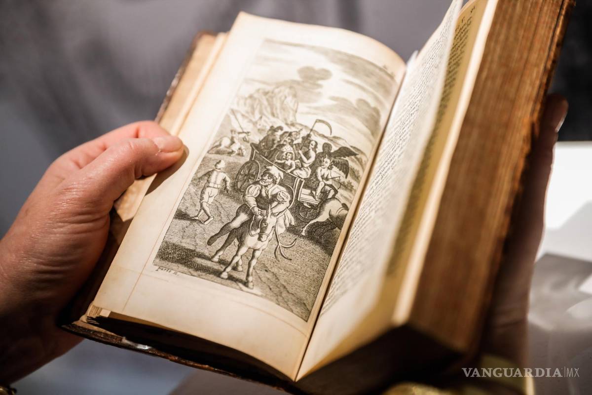 Varias ediciones antiguas del Quijote de Miguel de Cervantes se subastan en París