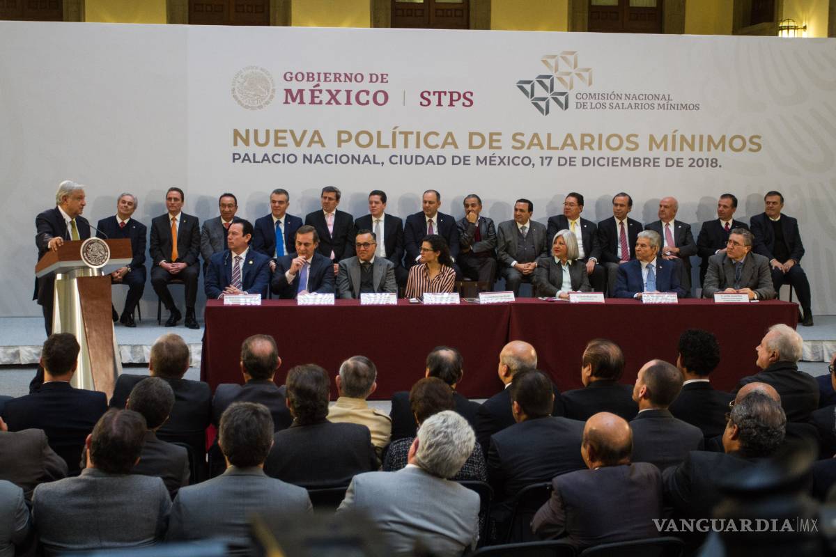 Sube salario mínimo al doble en frontera; incluirá municipios de Coahuila