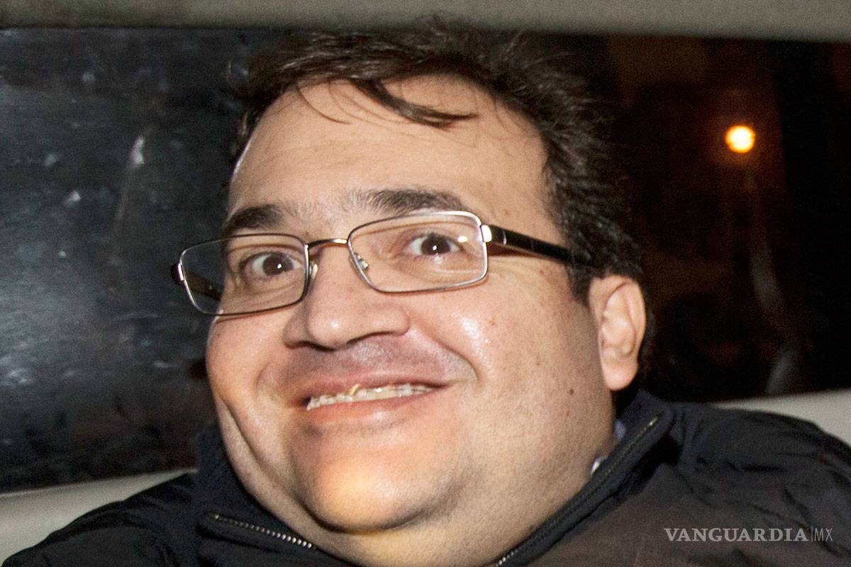 La risa de Javier Duarte al ser detenido (video)