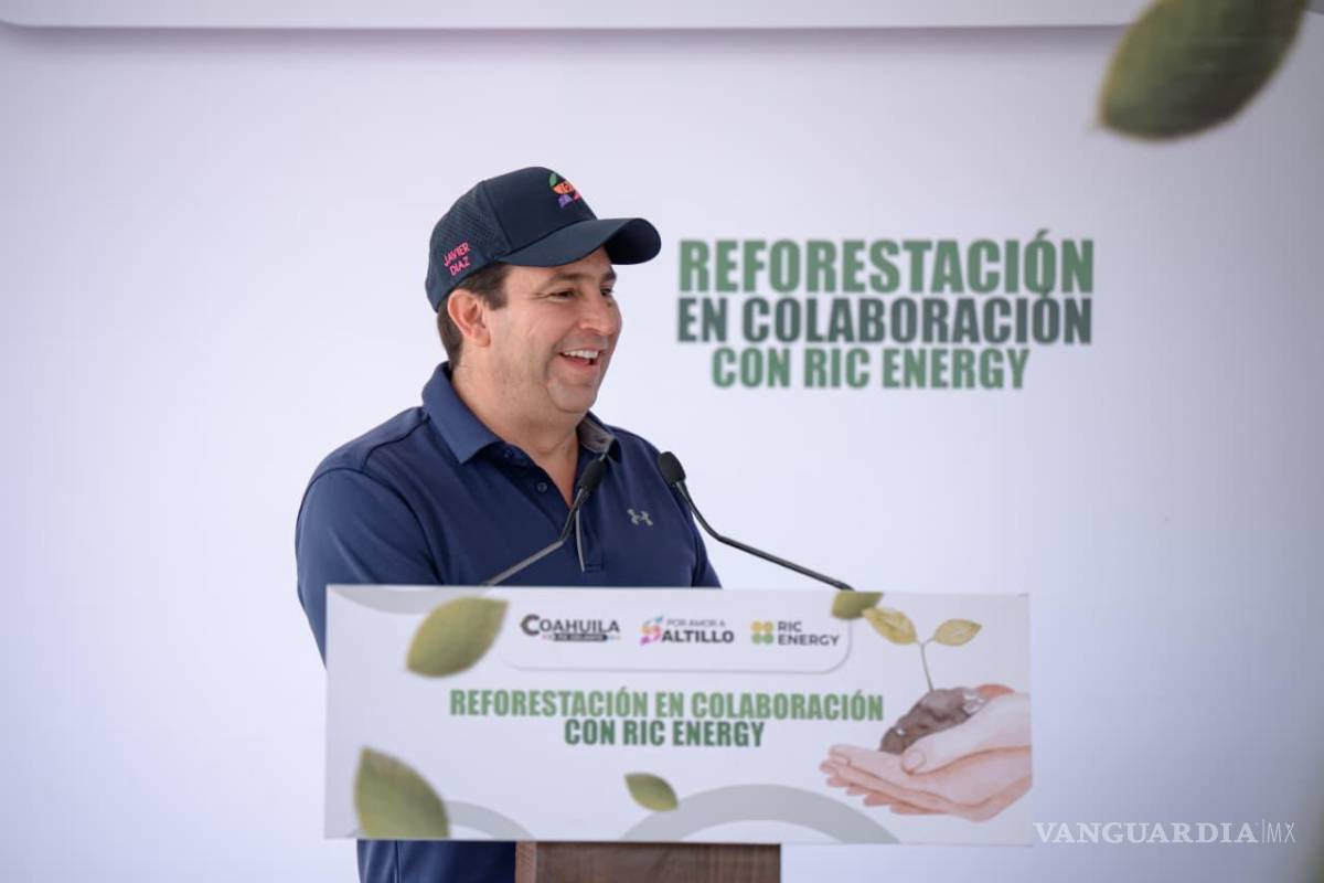 $!Javier Díaz González destacó que la reforestación del Cañón de San Lorenzo permitirá recuperar ocho hectáreas de este importante espacio natural de Saltillo.