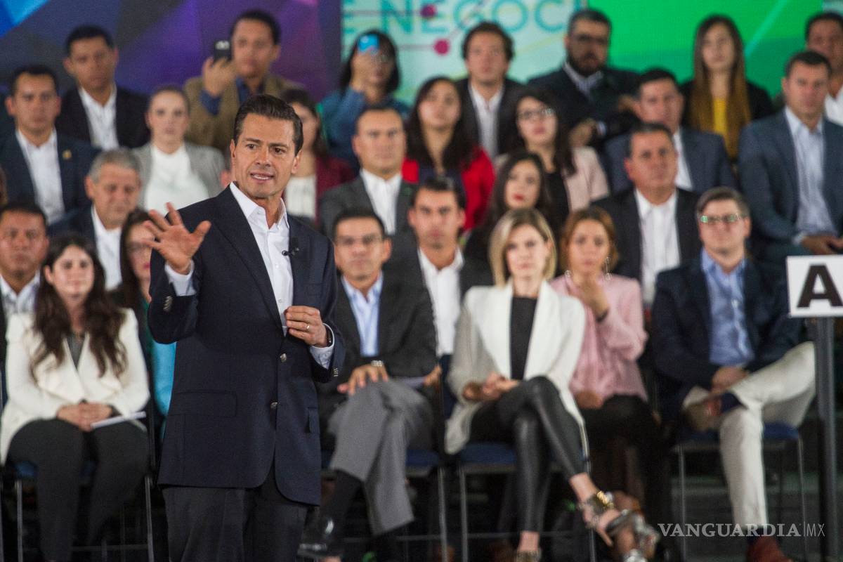 Destaca Peña Nieto apoyo a 2.7 millones de emprendedores