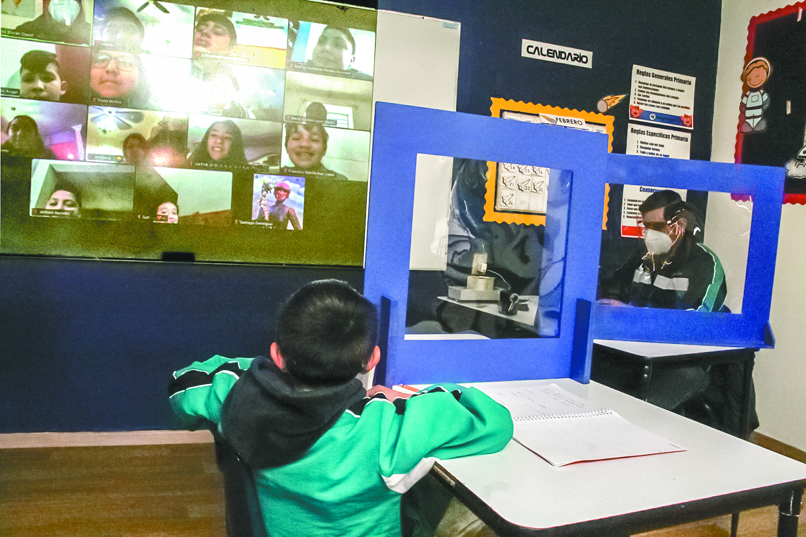 $!Asiste a las aulas 60% de alumnos de colegio privado de Saltillo
