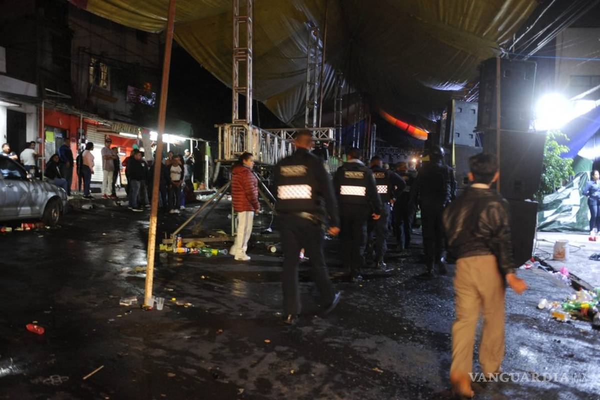 Balacera durante un baile en la CDMX deja 4 muertos