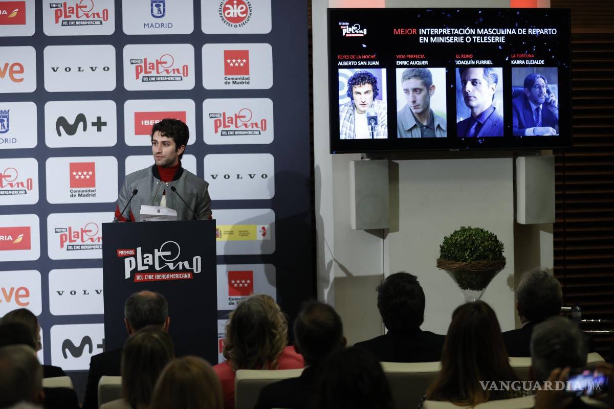 $!GRAF375. MADRID, 31/03/2022.-El actor Darío Yazbek durante la presentación de las películas y series nominadas a los IX Premios Platino de Cine Iberoamericano que se celebrarán en Madrid el 1 de mayo, este jueves. EFE/Chema Moya