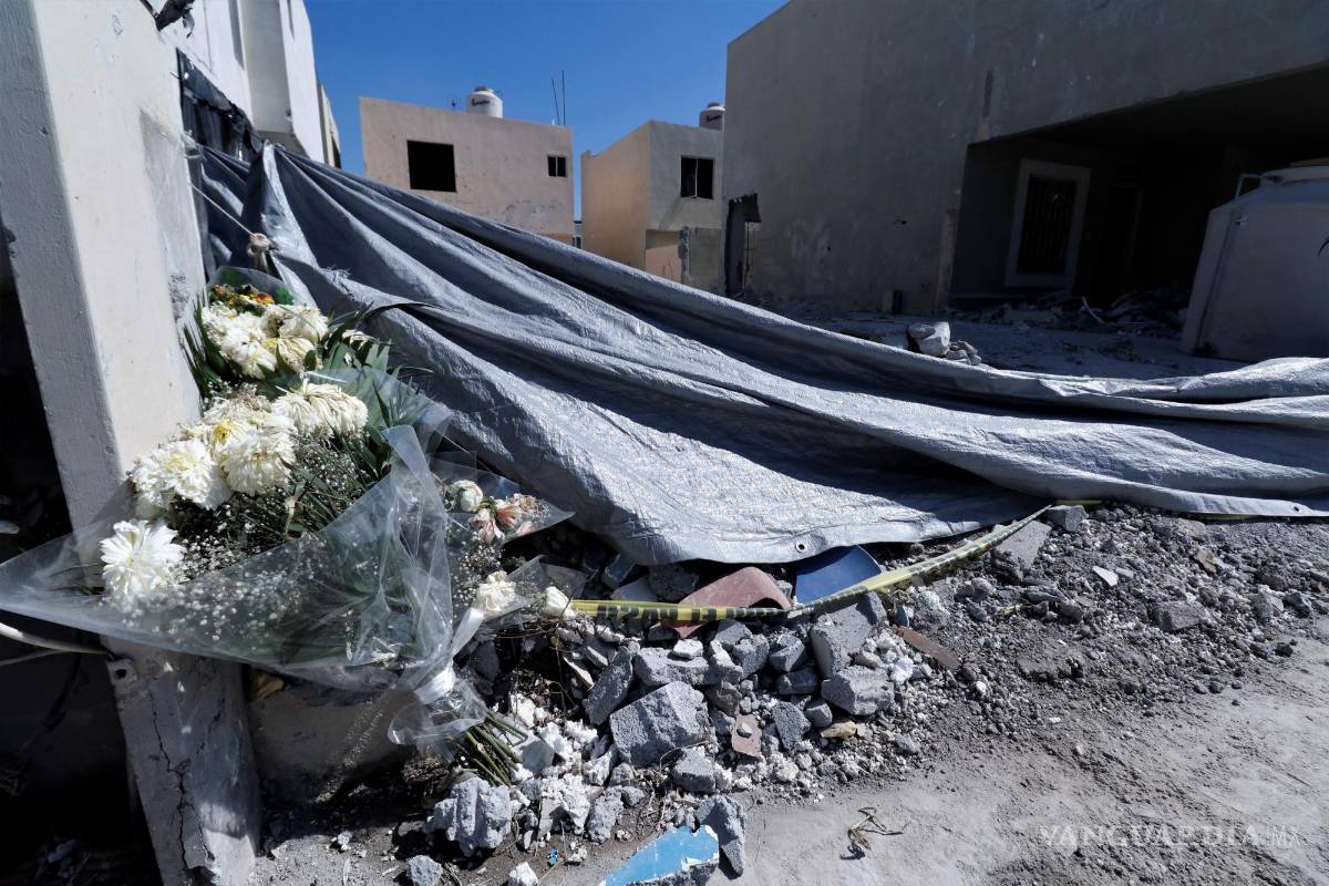 $!Aspectos del fraccionamiento Santa Fe Cactus, a tan sólo días de la explosión.