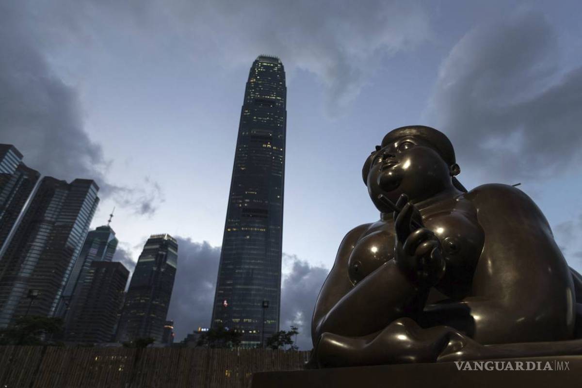 $!Botero, primer artista en exponer esculturas en el centro de Hong Kong