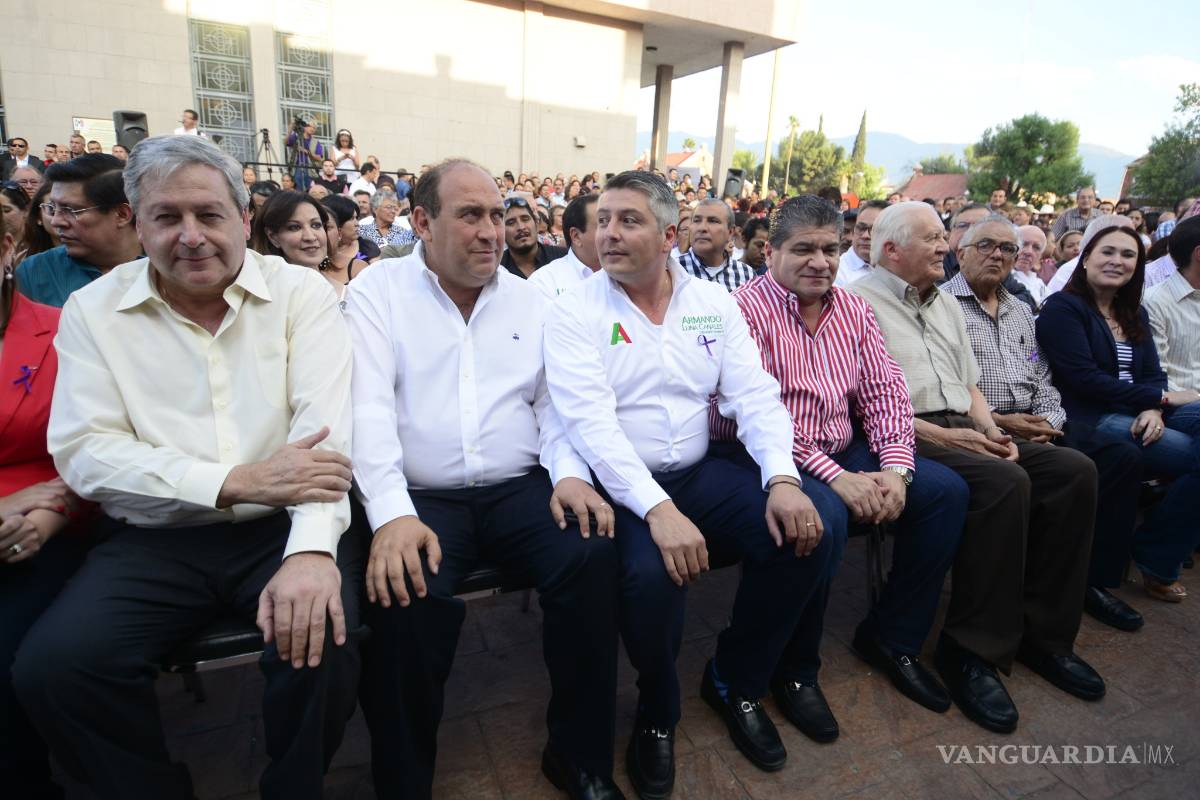 En Saltillo, presenta informe Armando Luna Canales