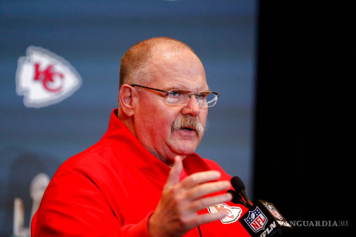 Andy Reid quiere coronar su gran trayectoria ganando el Super Bowl para los Chiefs