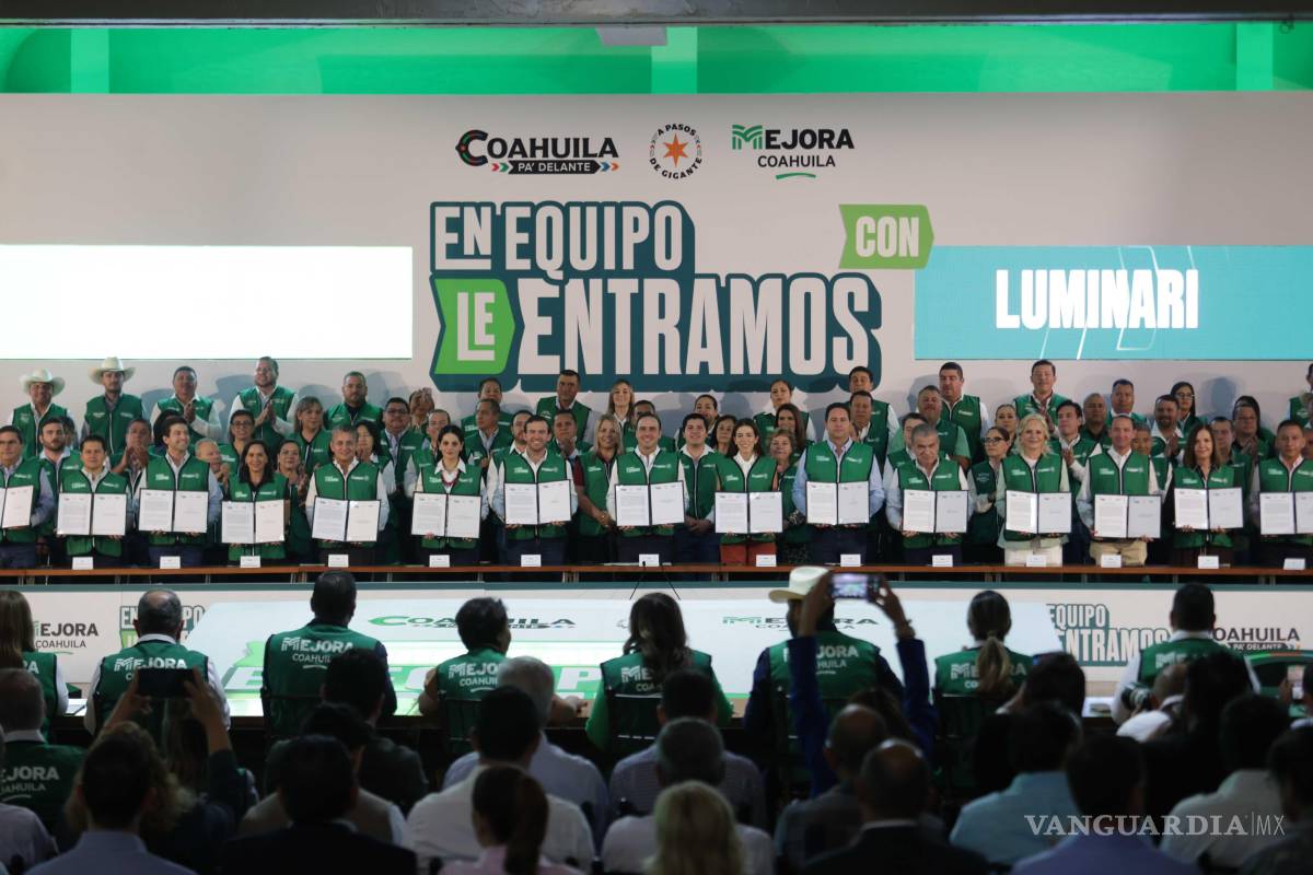 $!Alcaldes y Gobierno del Estado firmaron el compromiso de inversión a través del programa “En equipo le entramos”.
