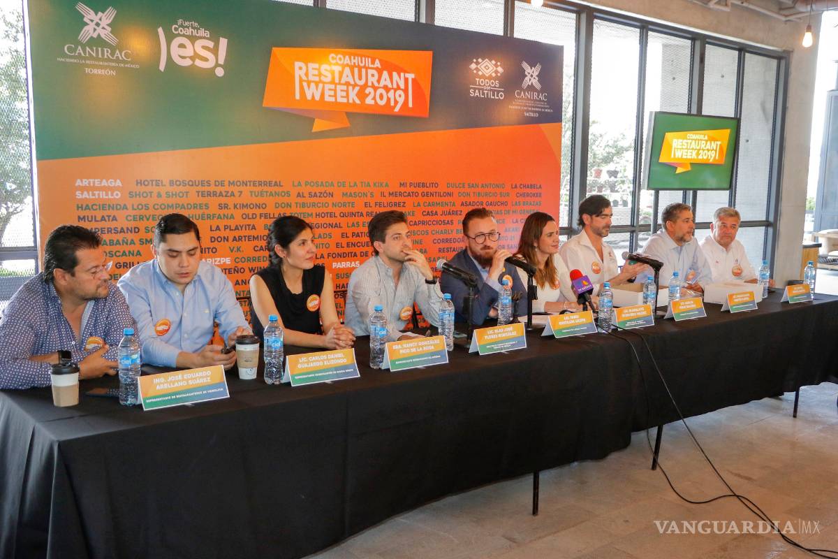 Arranca Coahuila Restaurant Week con altas expectativas