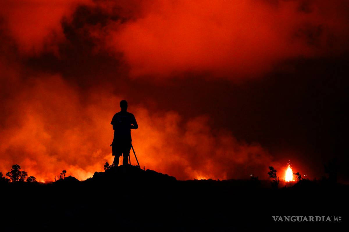 $!Impresionantes imágenes de la erupción del volcán Kilauea, en Hawái