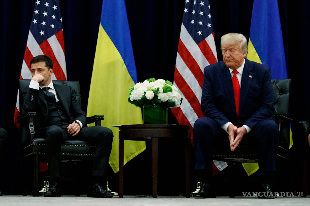 Volodymyr Zelenskiy presidente de Ucrania critica difusión de su charla con Trump