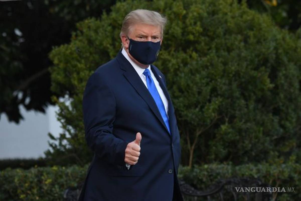 Casa Blanca, optimista de que Trump pueda salir hoy del hospital