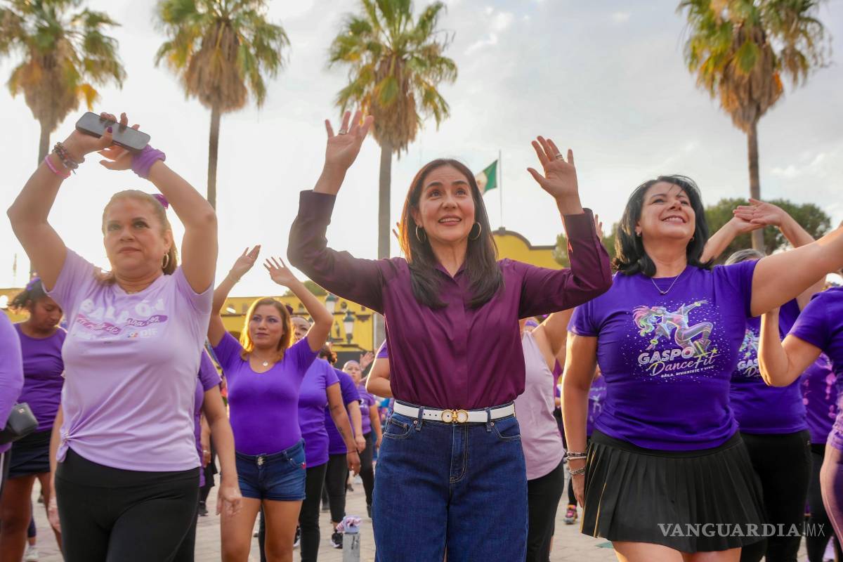 $!El bailatón activó a las mujeres de Ramos Arizpe.