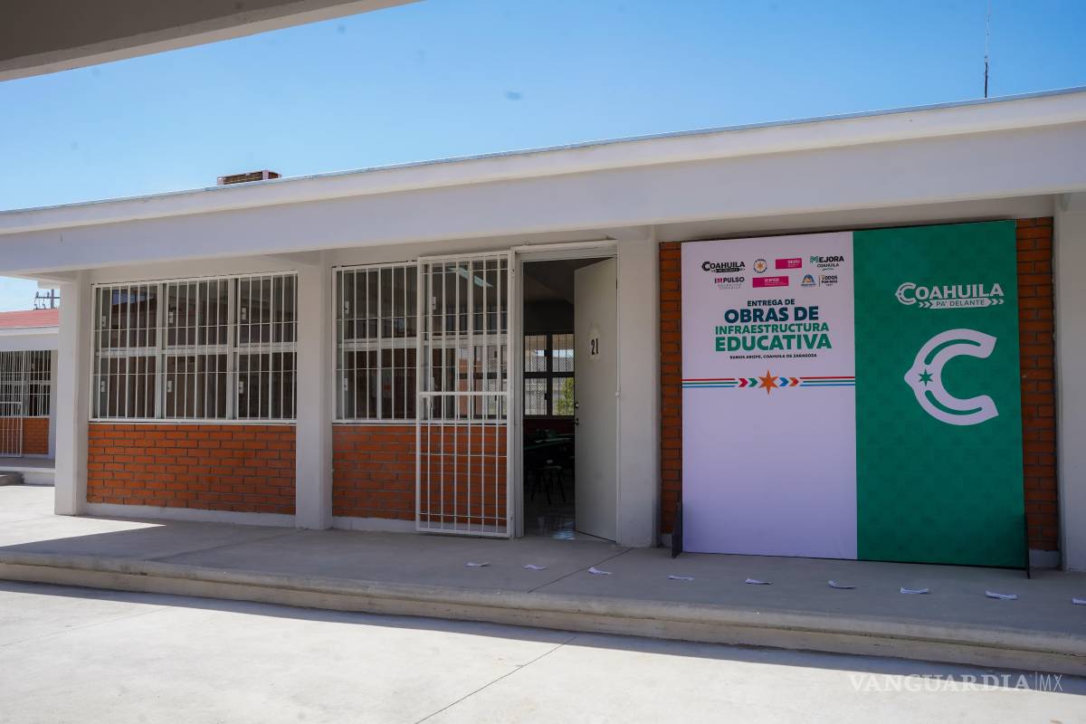 Refrendan compromiso con la educación en Ramos Arizpe con inversión superior a 4.5 mdp en secundaria Rubén Humberto Moreira