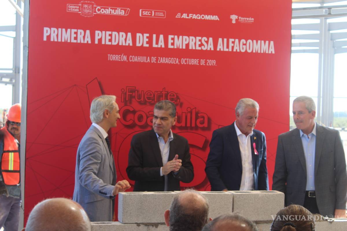 Construyen Alfagomma en Torreón; se crearán 400 empleos