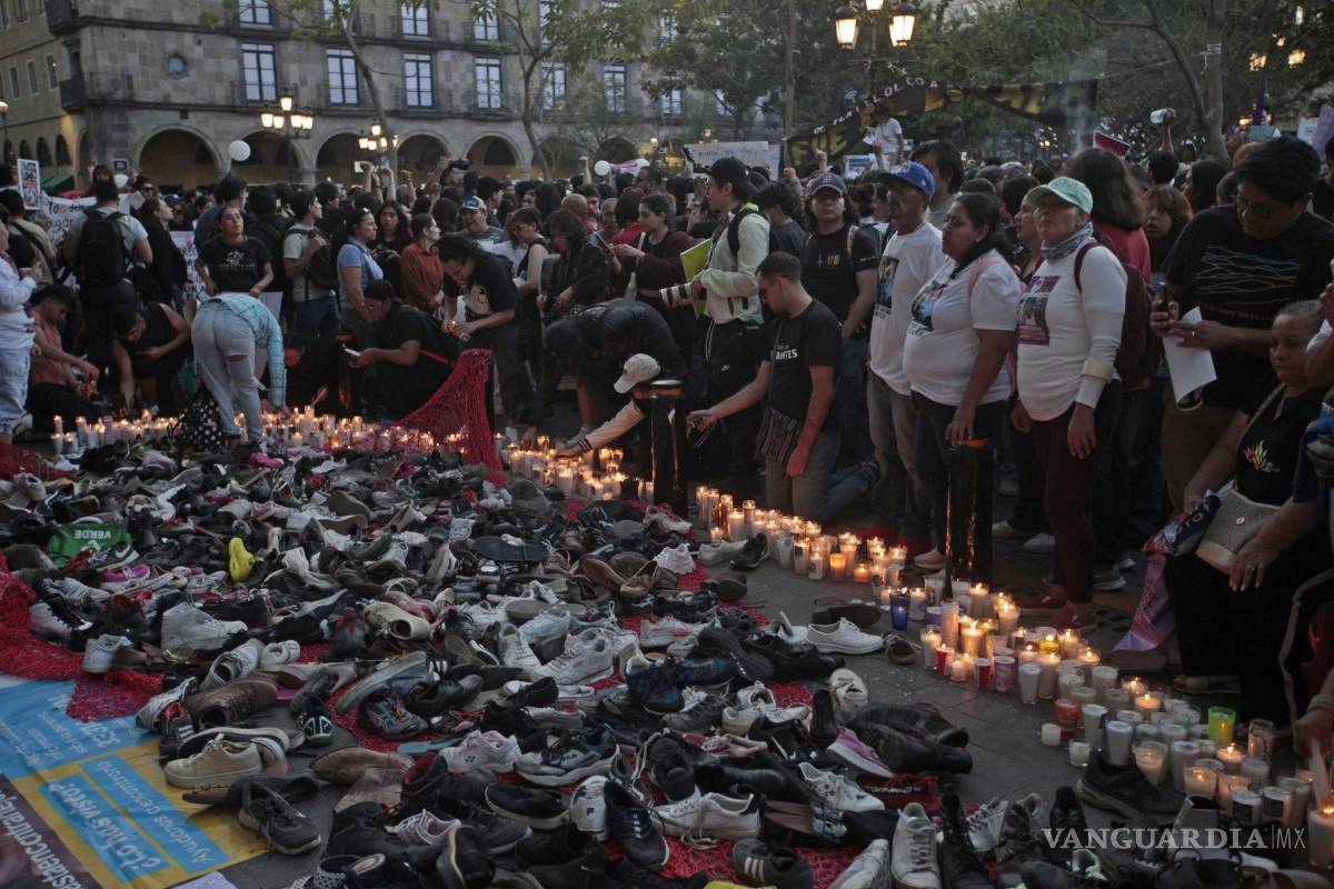 Luto Nacional; protestas pacíficas en todo México exigen justicia por los desaparecidos en Jalisco