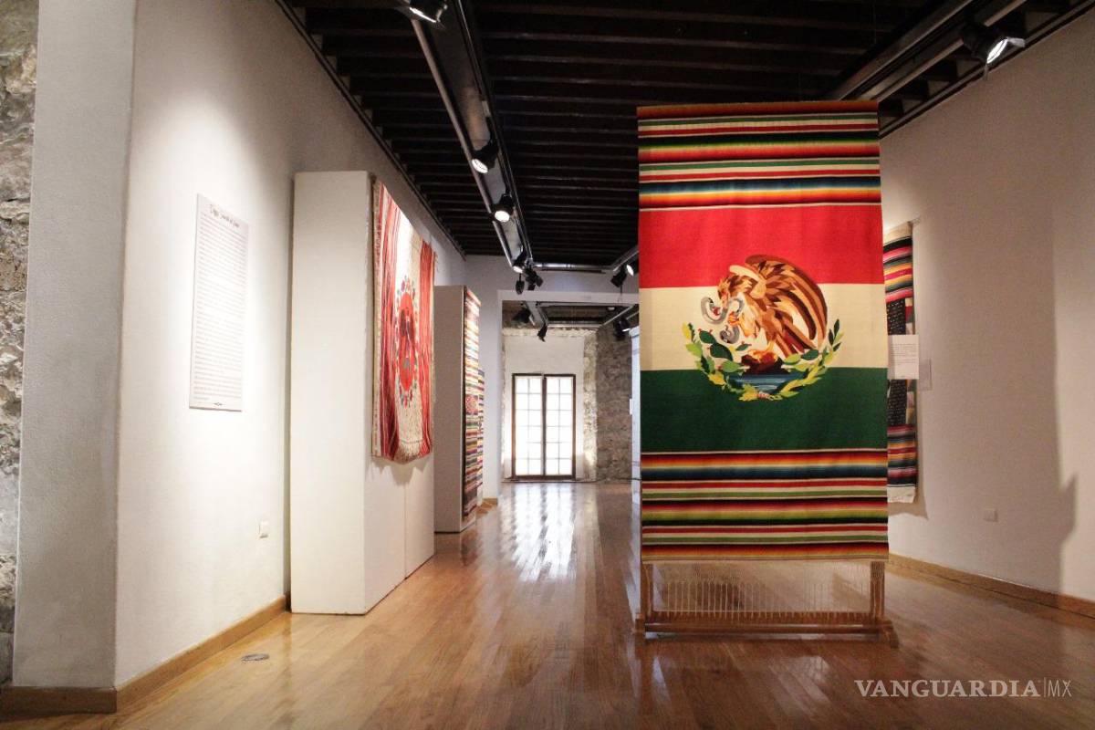 Con ‘Sarapes nacionalistas’ celebran el mes patrio en una exposición en Saltillo