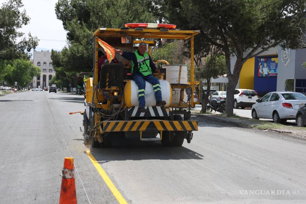 $!Las labores complementan la rehabilitación reciente del pavimento.