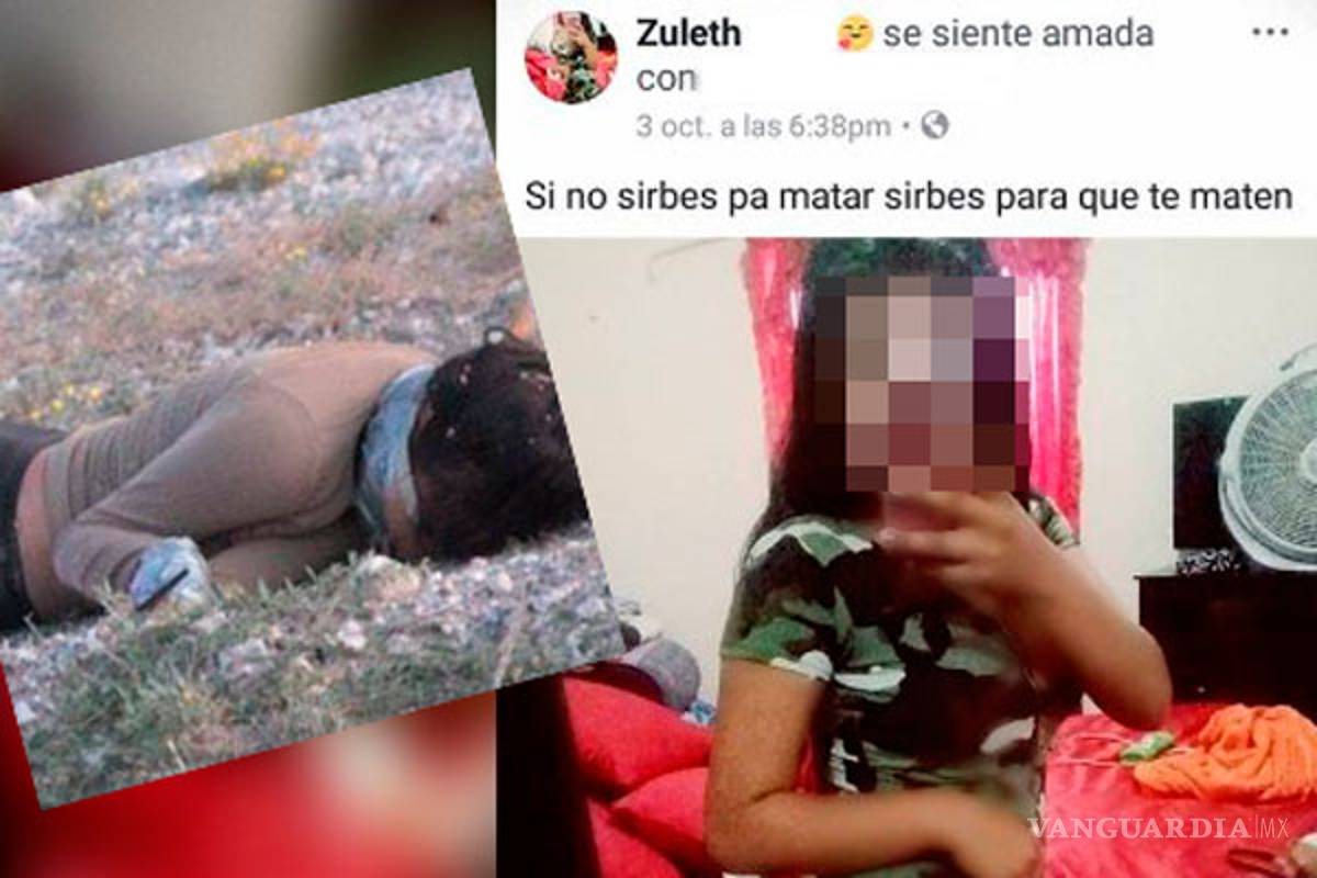 Jovencita presumía su gusto por lo 'narco' en su Facebook, la ejecutan