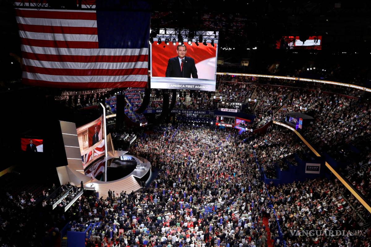 $!Ted Cruz no apoya a Trump y sale abucheado del cónclave