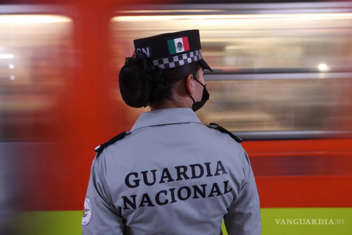 Recuerda Guardia Nacional que despliegue en Metro ‘es por seguridad’