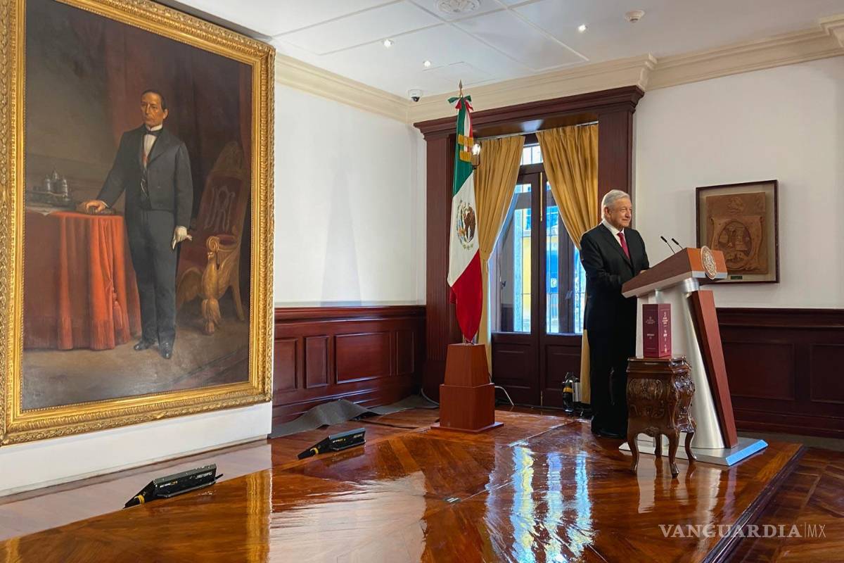Andrés Manuel López Obrador dedica 30 segundos al sector cultural
