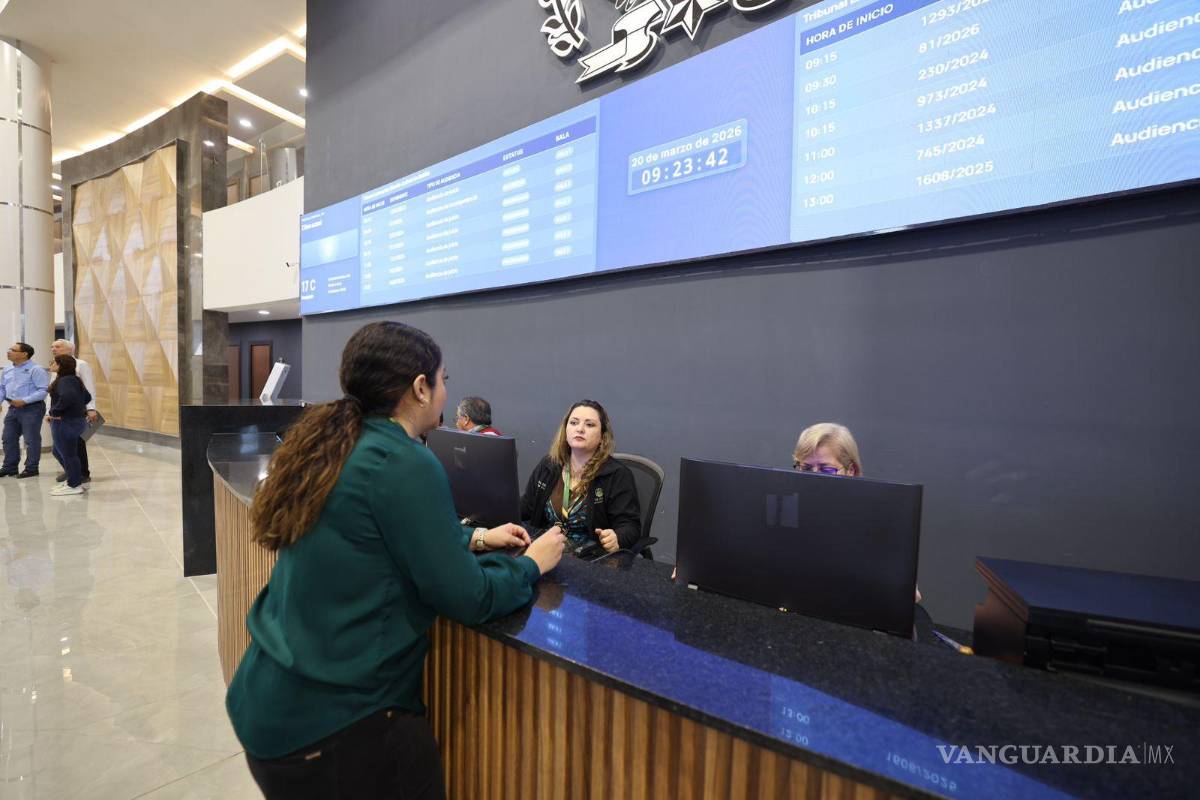 $!El modelo de juzgados únicos y uso de tecnología agiliza trámites y mejora la experiencia de los usuarios.