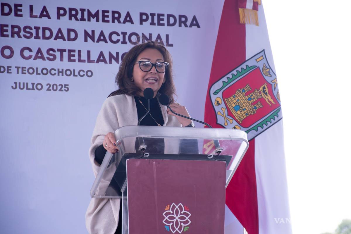 $!Secihti y gobierno de Tlaxcala colocan primera piedra de Universidad Nacional Rosario Castellanos (UNRC) Unidad Académica Teolocholco