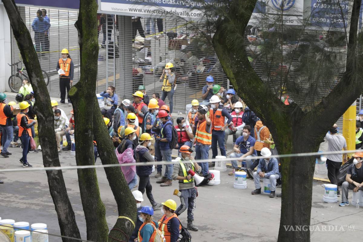 $!Rescatistas saltillenses de Topos Azteca Birtán Noreste en la CDMX (Cobertura Vanguardia)
