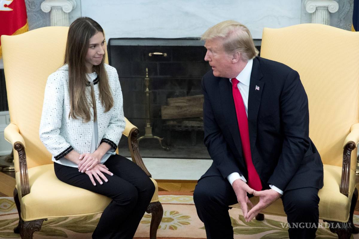 $!Trump recibe a esposa del líder opositor venezolano Guaidó
