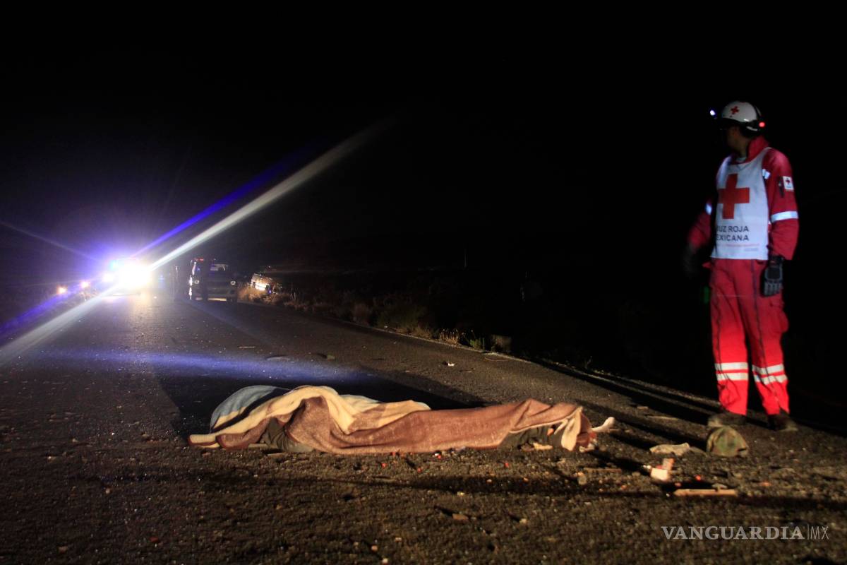 Accidente en carretera a General Cepeda deja a tres personas sin vida