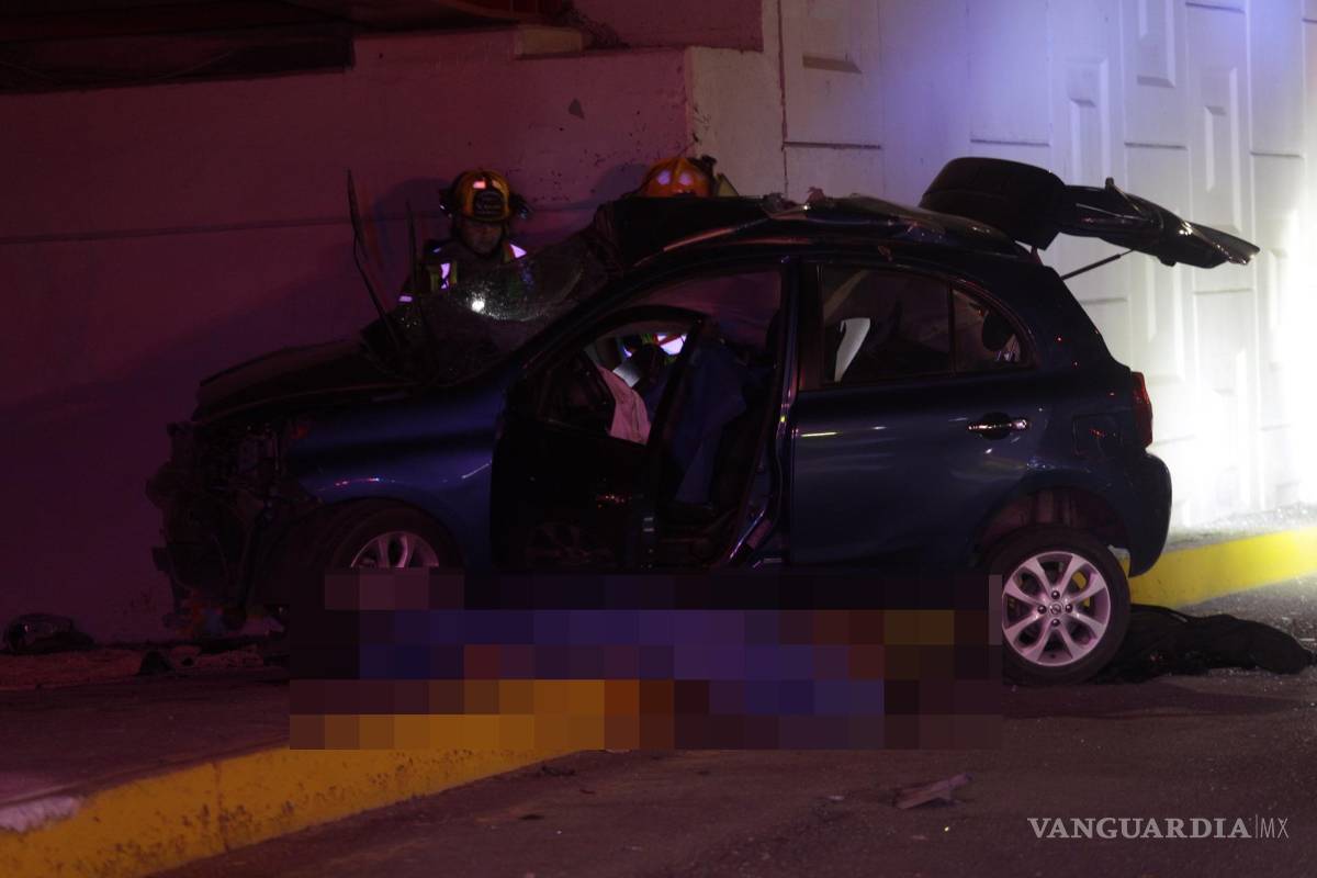 Padre e hijo pierden la vida al impactarse contra puente en V. Carranza