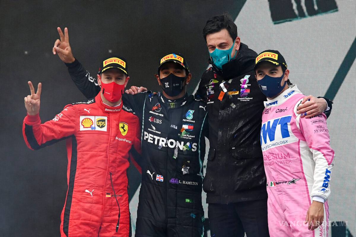 Los podios de 'Checo' Pérez en la F1