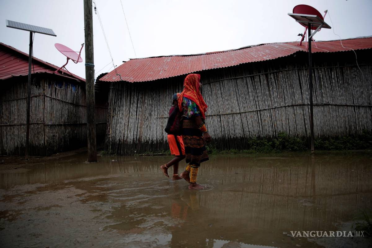 $!Mar se traga el archipiélago de San Blas en el Caribe panameño