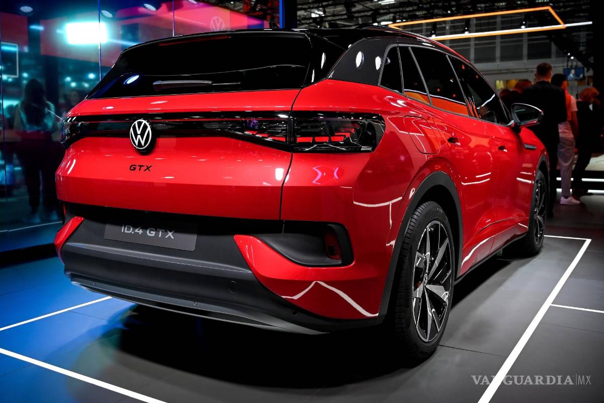 $!El Volkswagen VW ID.4 GTX en exhibición en el primer día de vista previa de prensa del Salón Internacional del Automóvil IAA en Munich, Alemania. EFE/EPA/Sascha Steinbach